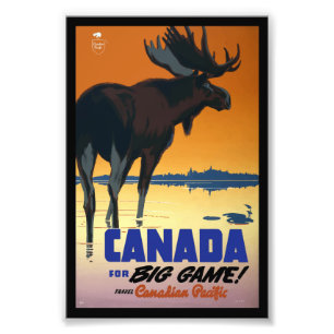 Kanada Vintage-Reiseposter Fotodruck