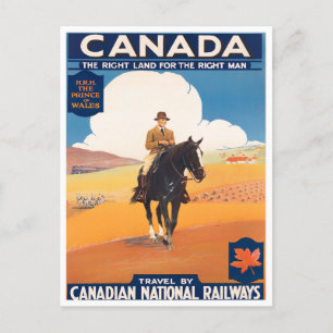 Kanada Vintage-Reisepostkarte Postkarte