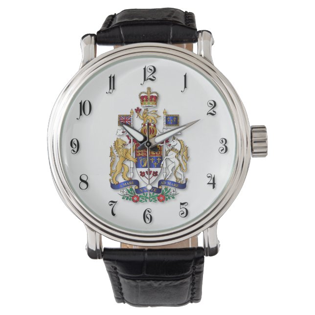 Kanada Wappen Armbanduhr (Vorderseite)