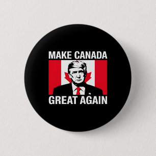 Kanada wieder groß machen Trump Kanadische Flagge Button