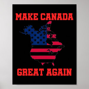 Kanada wieder großartig Funny Trump Oh Präsident O Poster