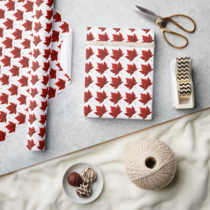 Kanada Wrapping Paper Canada Flag Souvenir Paper Geschenkpapier