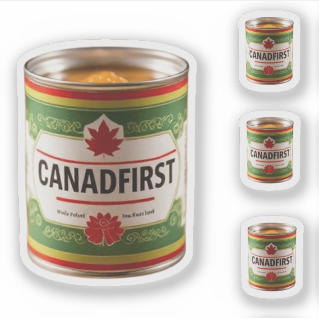 KANADA ZUERST CAN AUFKLEBER (Vorderseite)