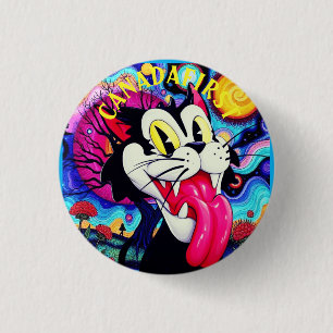 KANADA ZUERST KATZE BUTTON