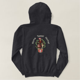 Kanada - Zuhause Tweete Zuhause! Bestickter Hoodie