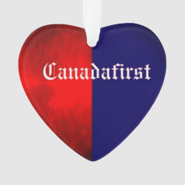KANADAFIRST HERZ Akryler Ornament