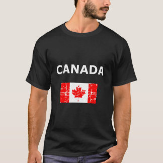 Kanadaflagge Das kanadische Ahornblatt T-Shirt