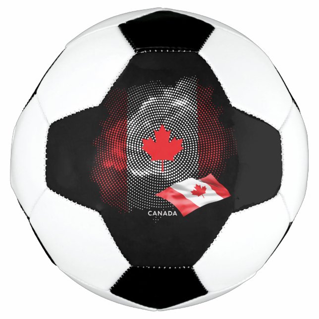 Kanadaflagge Fußball (Vorderseite)