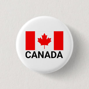 Kanadaflagge kanadische Flagge ,kanadische Flagge, Button