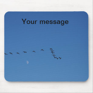 Kanadagänse im Flug Mousepad