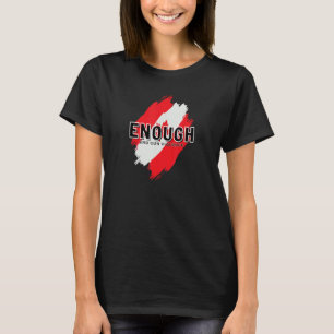 Kanadas Flag End Gun Gewalt No Gun Gewalt Awa T-Shirt
