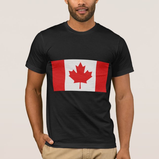 Kanadas Flagge T-Shirt (Vorderseite)