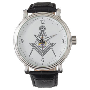 Kanadas Freimaurerzeichen Armbanduhr