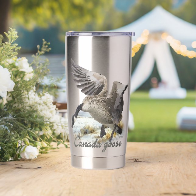 Kanadas Gans, Art Thermobecher (Hochzeit)