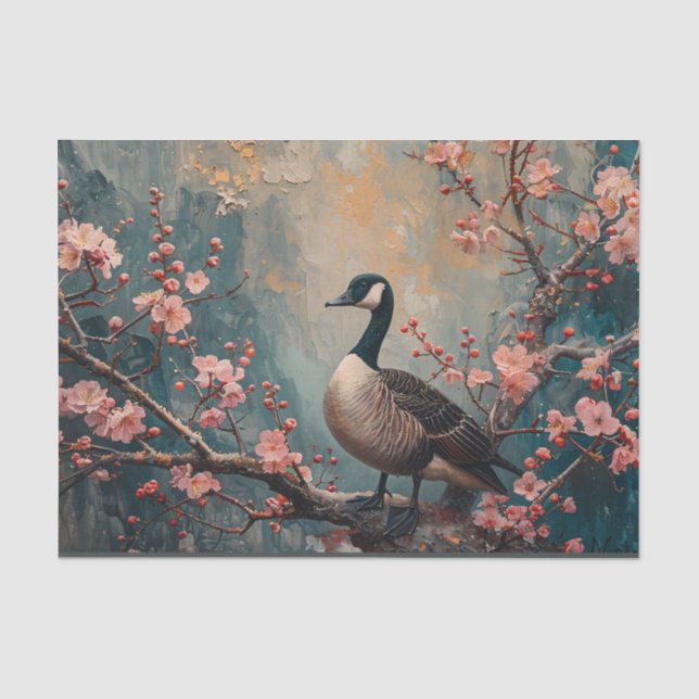 Kanadas Gänseblüten zeichnen Dekoupage Seidenpapier (Vorderseite)