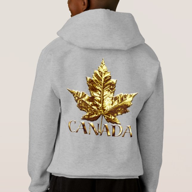 Kanadas Hoodie Gold Medaille Kanada Hoodie (Rückseite)