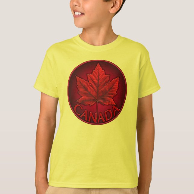 Kanadas Kanada Shirt Custom Team Canada Kid Shirts (Vorderseite)