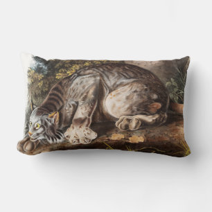 Kanadas Lynx (Lynx Canadensis) Illustration Lendenkissen