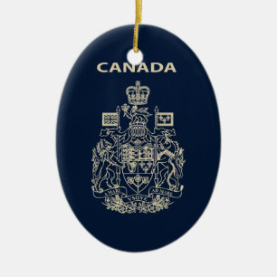 Kanadas nationales Emblem Keramik Ornament