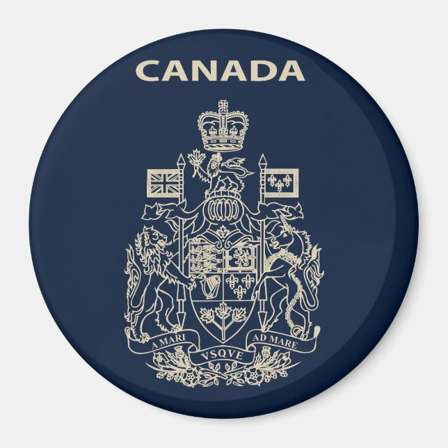 Kanadas nationales Emblem Magnet (Vorne)