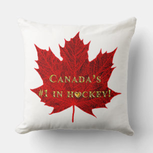 Kanadas Nummer 1 im Hockey-Red-Ahornleaf Kissen