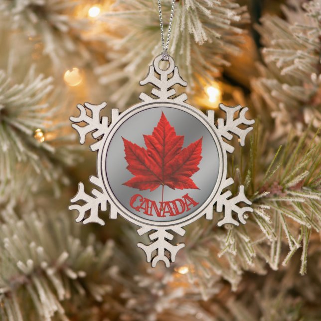 Kanadas Ornament Ahornblätterblatt Weihnachtsdekor (Baum)