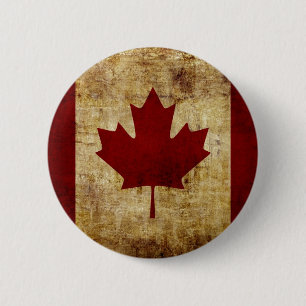 Kanadas/Rippfahne Button