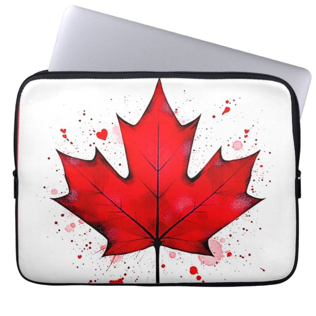 Kanadas Soul Leaf Laptopschutzhülle (Vorderseite)