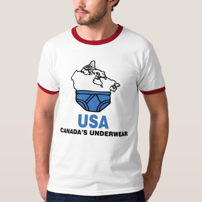 Kanadas Unterwäsche T-Shirt (Vorderseite)