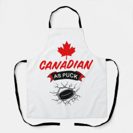 Kanadier als Puck Schürze