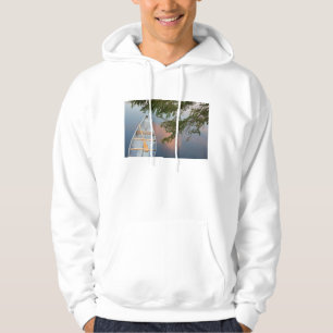 Kanadier auf einem See bei Sonnenuntergang, Kanada Hoodie