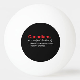 Kanadier-Definition Tischtennisball