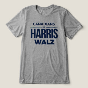 Kanadier für Harris Walz Tri-Blend Shirt