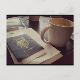 Kanadier im Ausland Postkarte