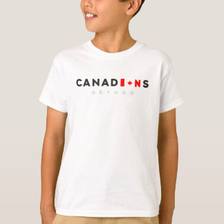 Kanadier im Ausland scherzte grundlegenden T - T-Shirt