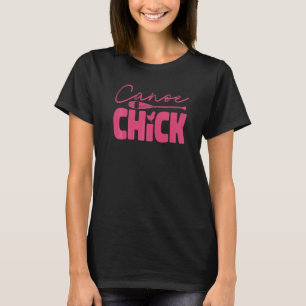 Kanadier Kanufahren Mädchen Huhn Kanu Küken T-Shirt