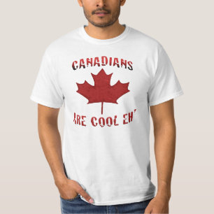 Kanadier sind cooles wie kanadisches T-Shirt
