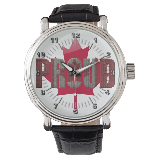 Kanadier stolz armbanduhr (Vorderseite)