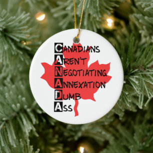Kanadier verhandeln nicht keramik ornament