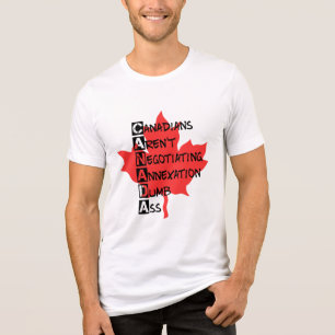 Kanadier verhandeln nicht über Annexion Tri-Blend Shirt