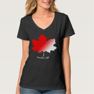 Kanadier, wie Ahorn-Blatt-T - Shirt