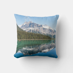 Kanadierboot auf dem berühmten Emerald Lake - Yoho Kissen