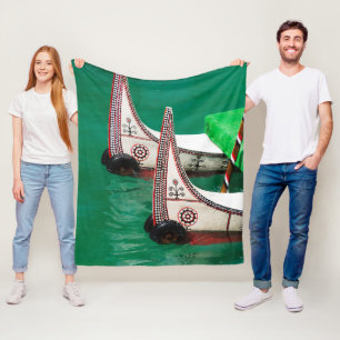 Kanadierboot der Ureinwohner Fleecedecke