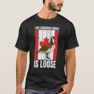 Kanadierin Diese kanadische Gans ist lose Kanada T-Shirt