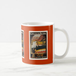 Kanadierrockies-Reise-Plakat-Tasse Kaffeetasse