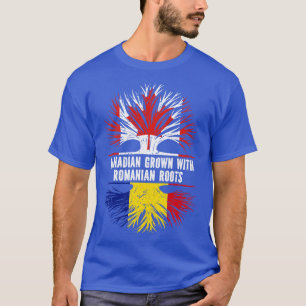Kanadisch gewachsen mit rumänischen Wurzeln Kanada T-Shirt