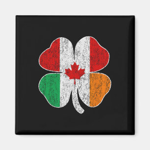 Kanadisch Irischer St Patricks Kanada Irland Shamr Magnet