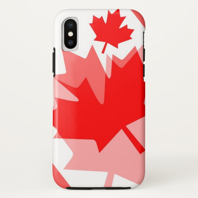 Kanadische Ahorn-Leaf-KANADA Case-Mate iPhone Hülle (Rückseite)