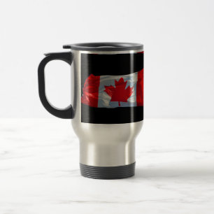 Kanadische Ahornblätterflagge Patriotische Tasse