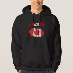 Kanadische Ahornflagge Kanadische Feier Hoodie